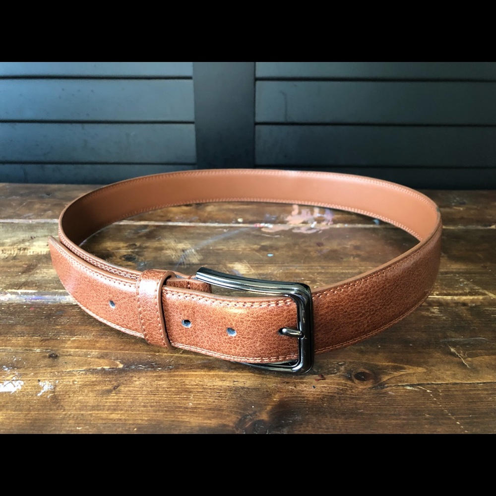 Glee & Cluster Leather Belt - Size 35